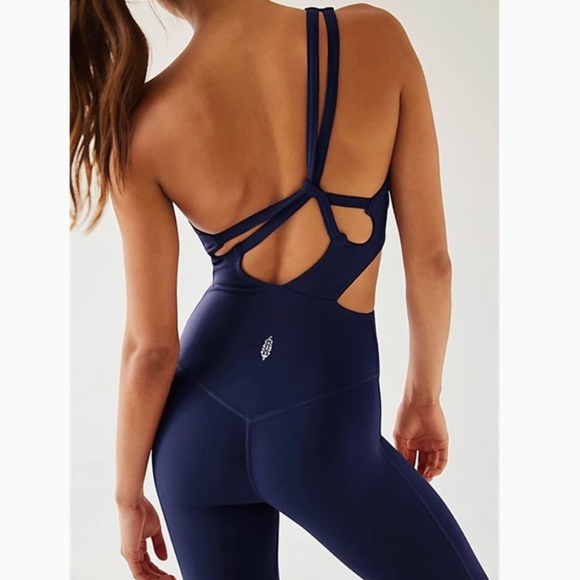 NWT Free People Movement Transcend Limits Onesie - Navy Blue